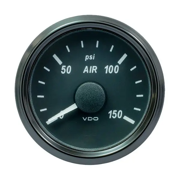 Singleviu 52Mm (2-1/16 Inch) Air Pressure Gauge - 150 Psi - 0-180 Ohm 1