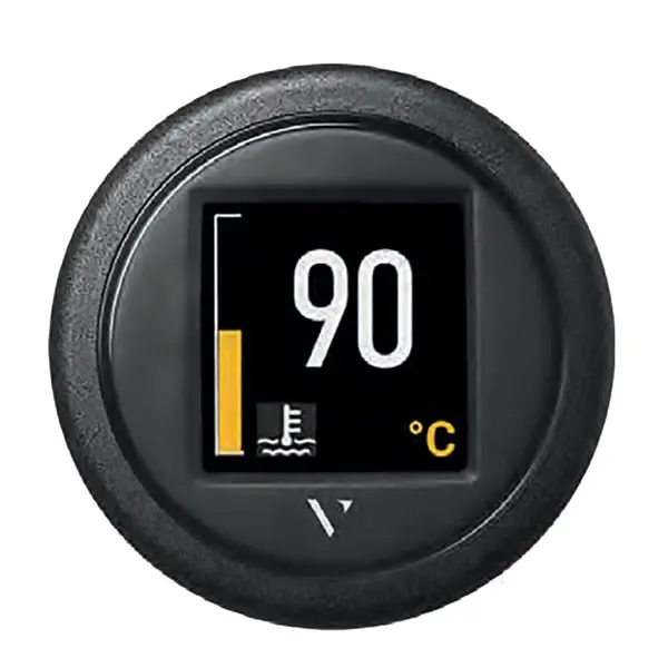 Veratron 2-1/16" (52Mm) Viewline Flex Gauge - Black 1