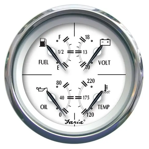 Faria Newport Ss 4" Multifunction Gauge 1