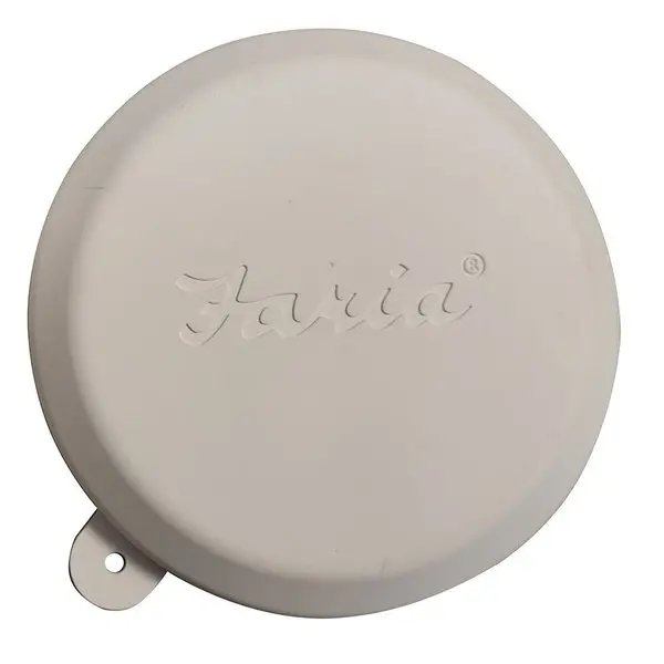 Faria 2" Gauge Weather Cover - White 1