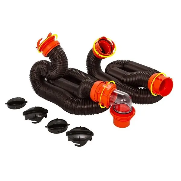 Rhinoflex 20 And #39 Sewer Hose Kit W/4 In 1 Elbow Caps 1