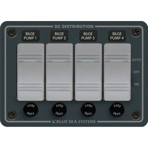 Blue Sea Contura 4 Bilge Pump Control Panel 1