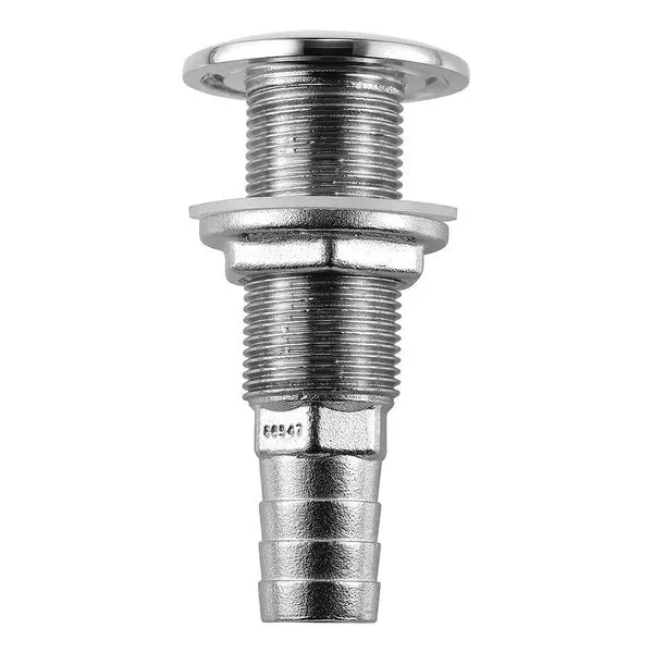 Attwood Stainless Steel Thru-Hull Standard Straight Barbed - 5/8In Inner Diameter 1