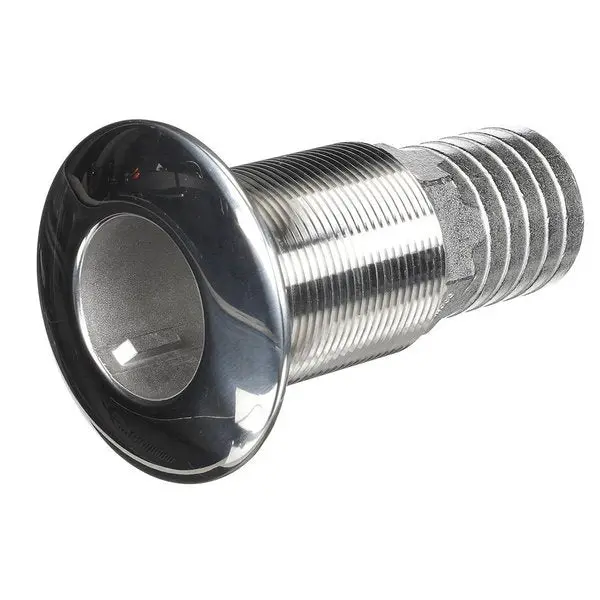 Attwood Stainless Steel Thru-Hull Standard Straight Barbed - 1-1/2In Inner Diameter 1