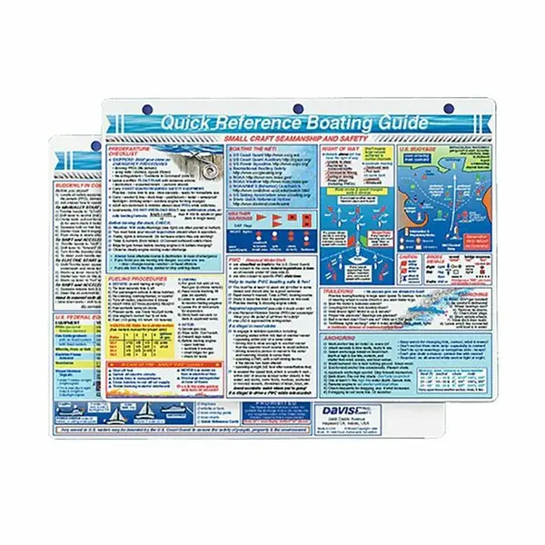 Davis Quick Reference Boating Guide Card 1