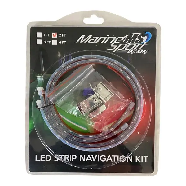 Marine Bow 24In Led Strip Starboard And Port Sidelight Nav Kit (2Ft) 1