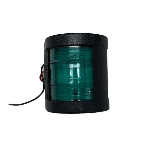 12V-24V Marine Green Led Starboard Side Light With Black Shell 1