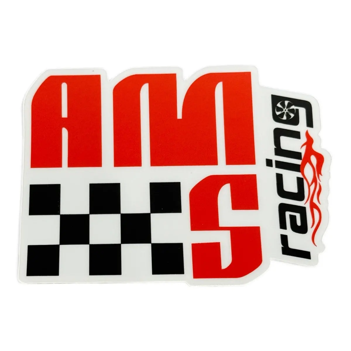Ams Racing Logo Decals - 4 X 3 1