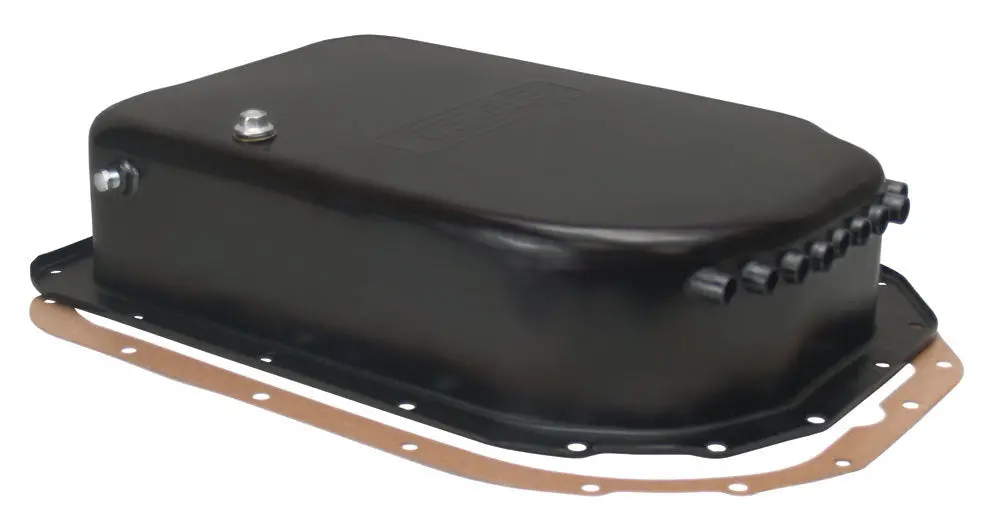 Derale 14207 Black Transmission Pan For Gm 4L80 4L80e 1