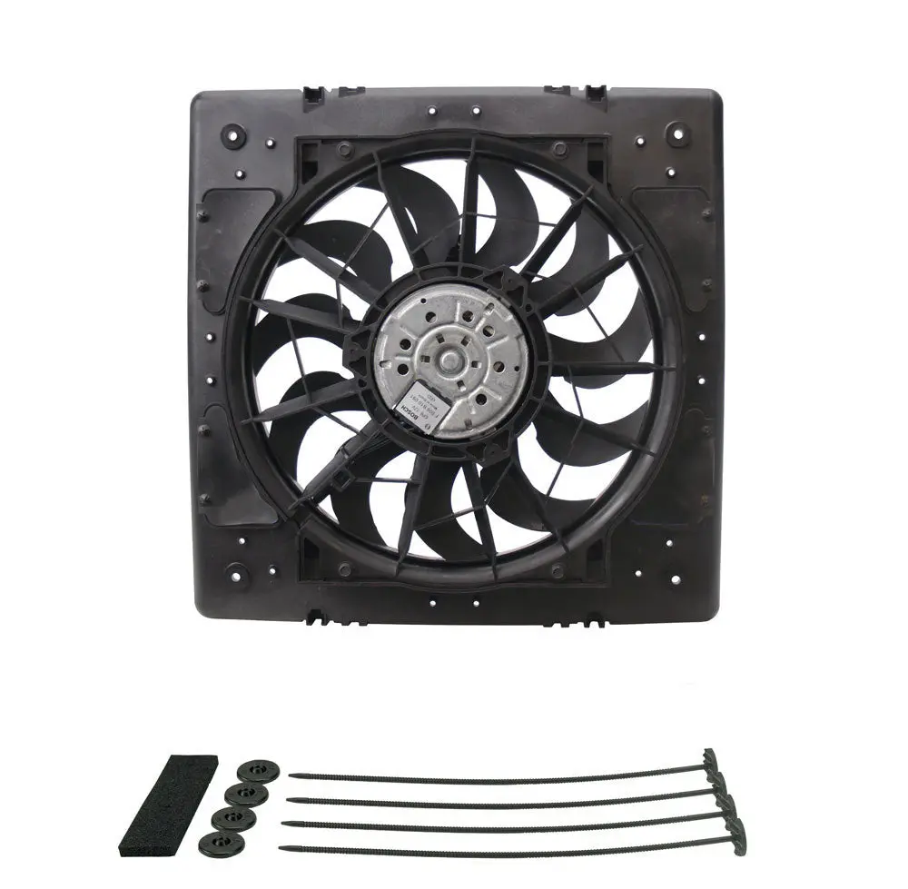 Derale 16926 High Output Single 12'' Rad Puller Fan With Plastic Shroud 1