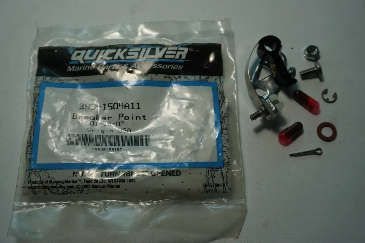 Quicksilver 393-1504A11 Breaker Point 1