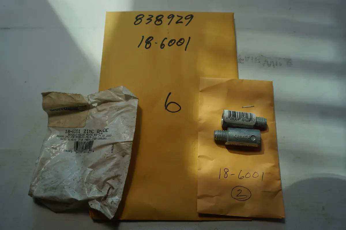 Volvo 838929 Zinc Anode 1