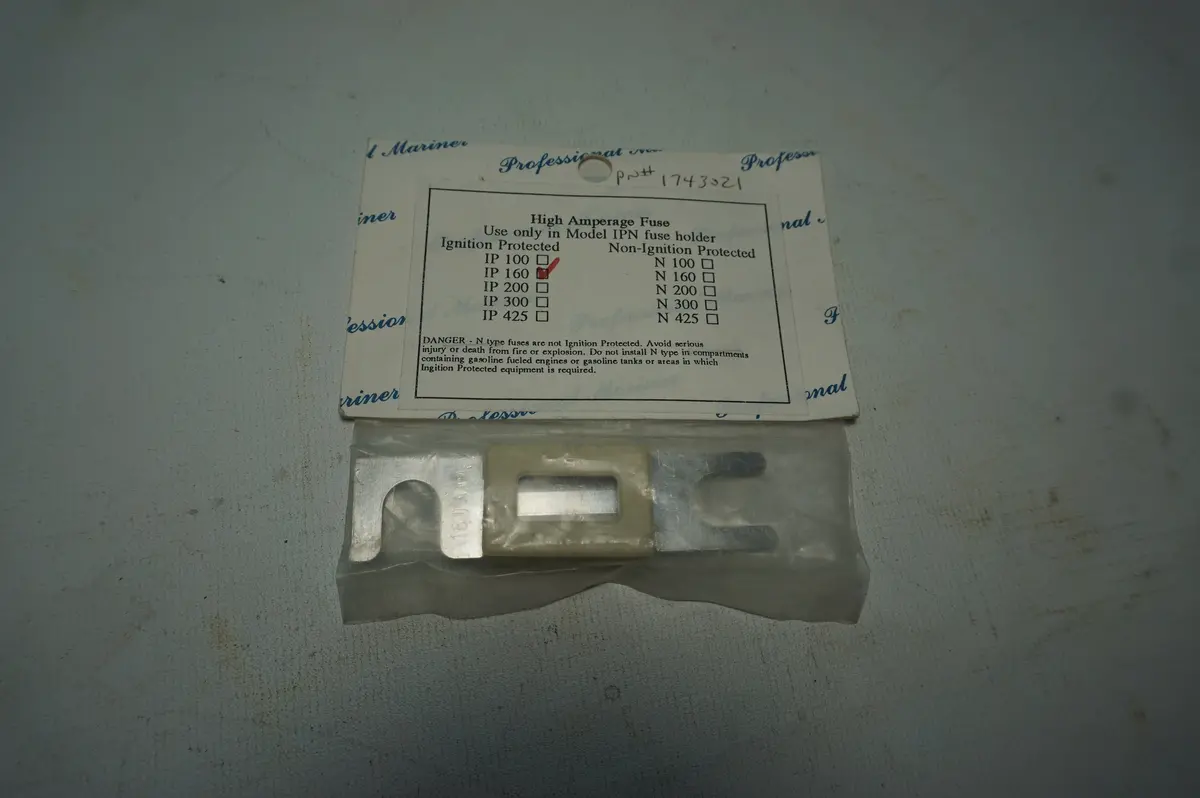 Professiona Mariner Ip-160 High Amp Fuse 1743021 1