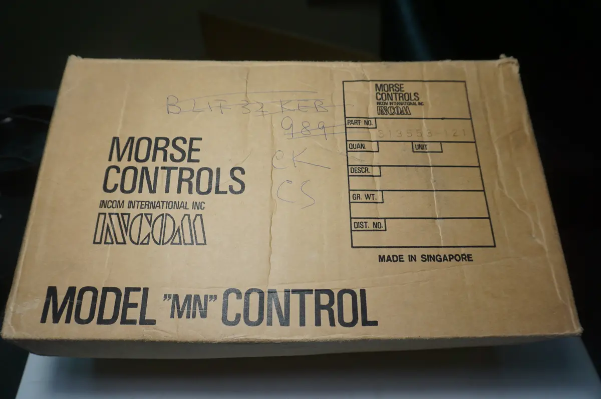 Morse Control - Panel Mount Control Box - 13304 1
