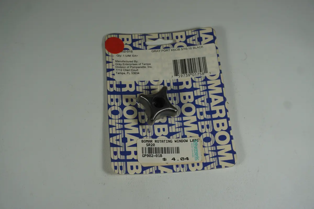 Bomar Gp902-01B Gray Knob 1