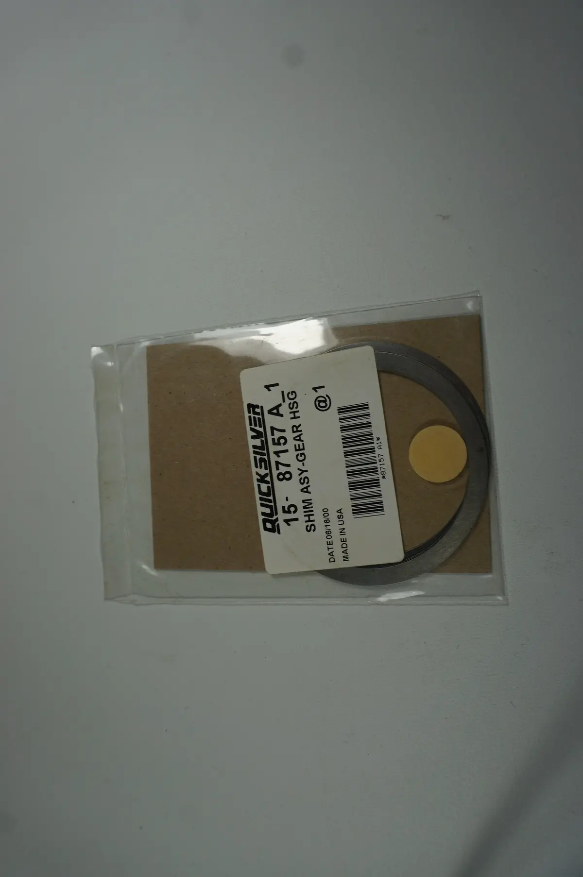 Mercury Marine Quicksilver 15-87157A 1 Shim Set 1