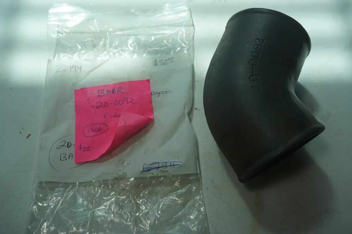 Barr 20-0092 Elbow 116396 (Used Item Please Read Details Below) 1