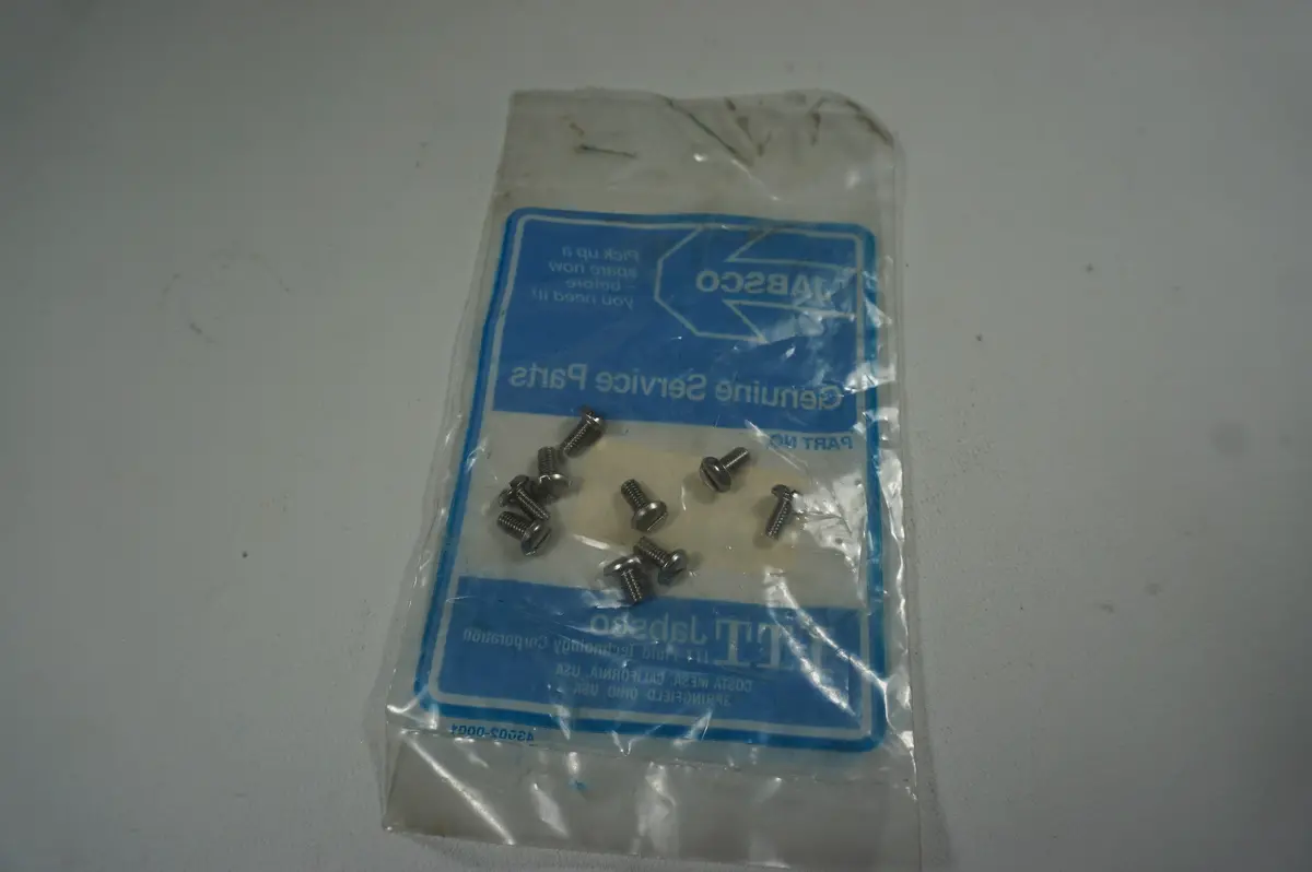 Jabsco 18753-0134 Screw Kit 91040-0035 1