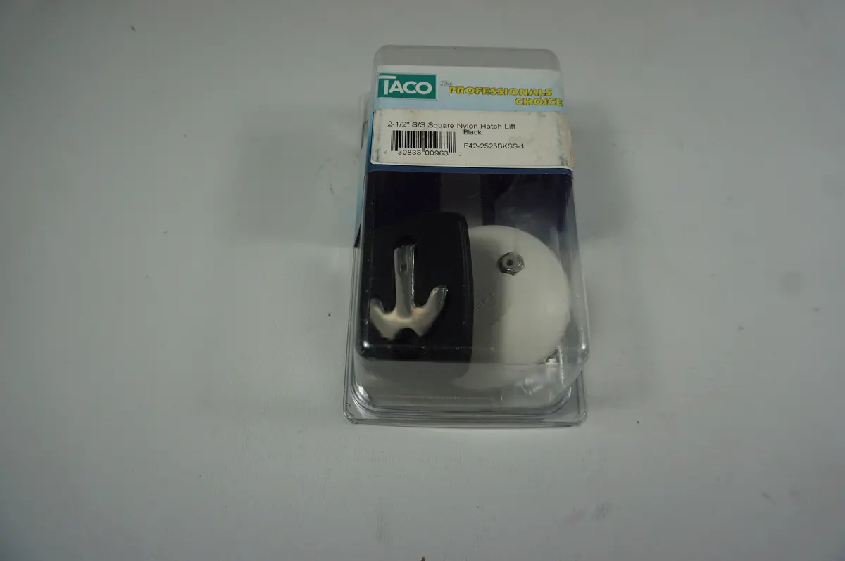 Taco F42-2525Bkss-1 S/S Square  Bk Nylon Hatch Lift 1