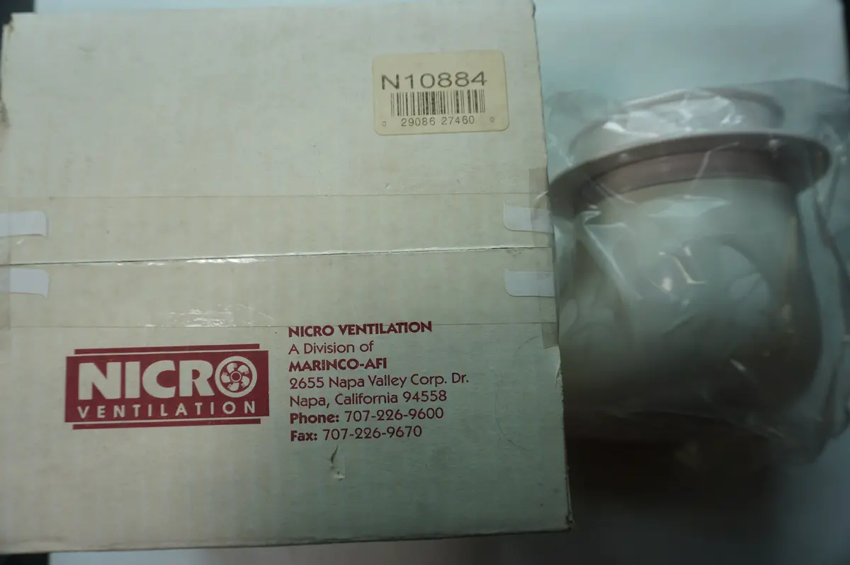 Nicro Marine N10884 Vent 1