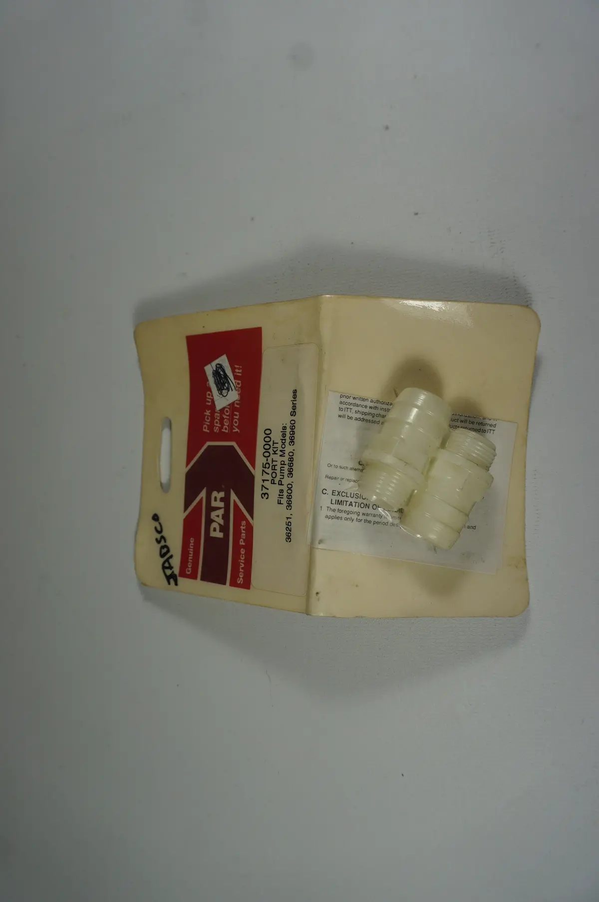 Jabsco 37175-0000 Port Kit 1