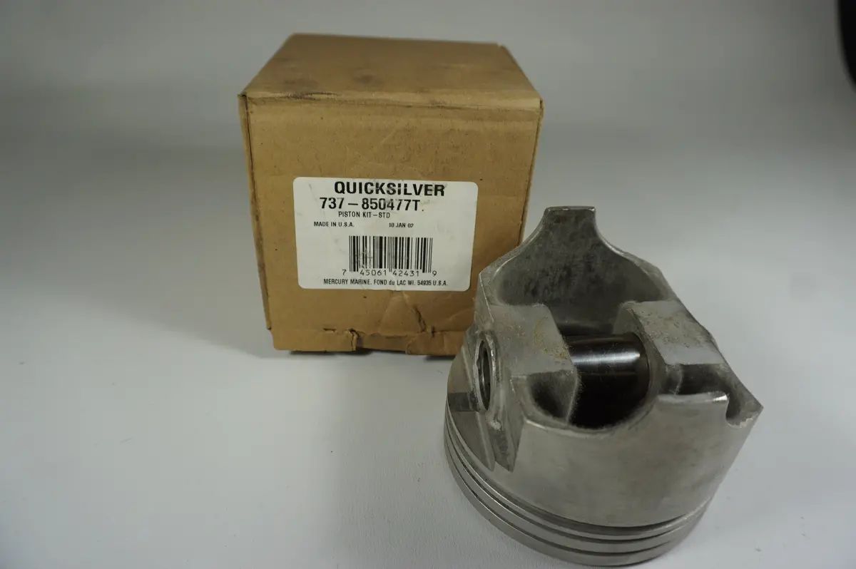 Mercury, Mercruiser, Quicksilver Oem 737-850477T Piston Kit - Std 1