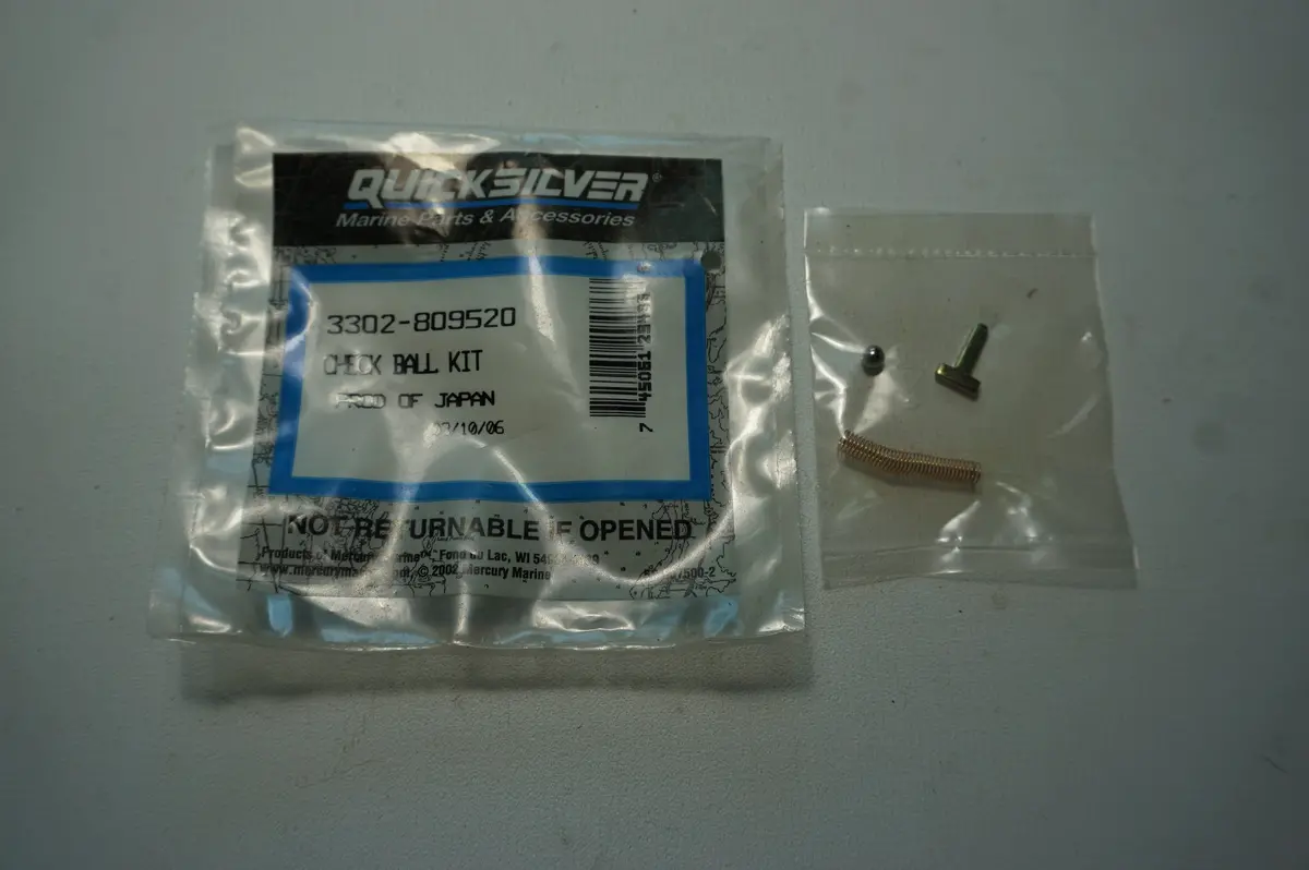 Quicksilver 3302-809520 Check Ball Kit 1