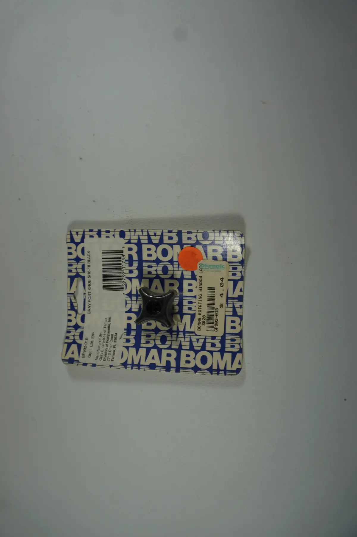 Bomar Gp902-01B Port Knob 1