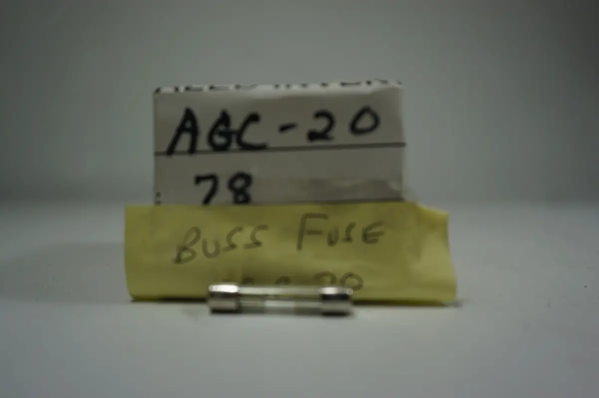 Buss Fuse Agc-20 Fuse 1