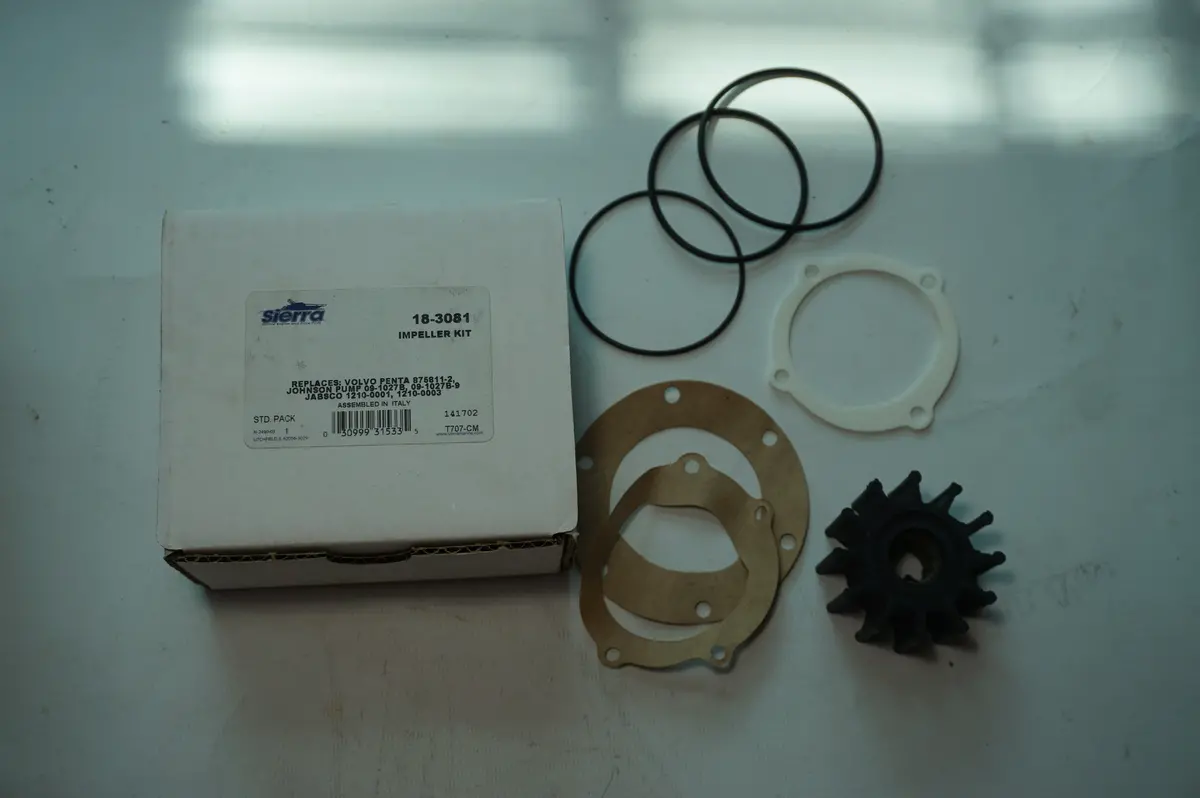 Sierra 18-3081 Impeller Kit 1210-0001 875811-2 1
