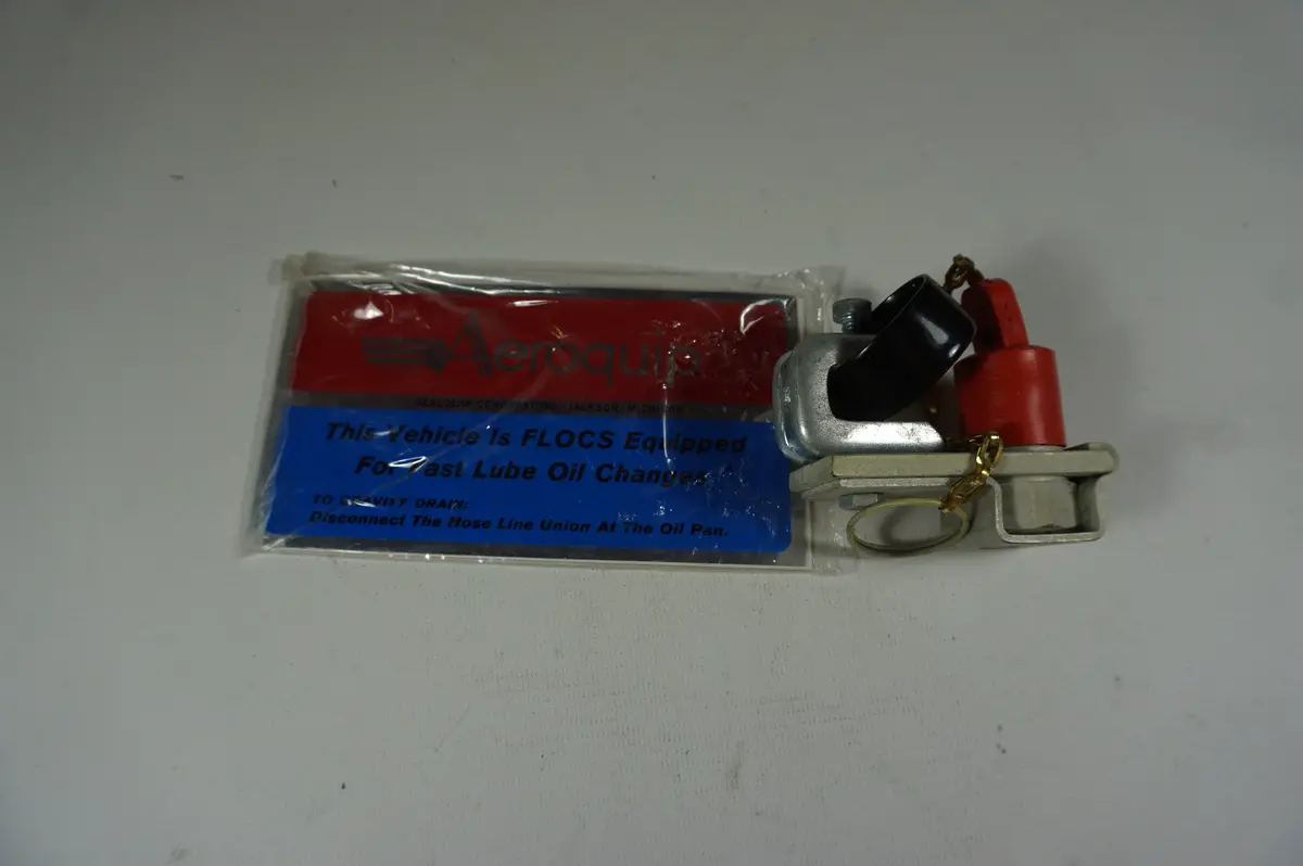 Aeroquip F3677 Flocs Oil Drain Kit - Fast Lube Oil Change Kit 1