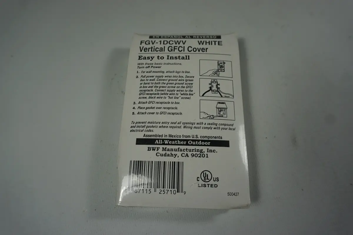 Bwf Fgv-1Dcwv Gfci Cover 1719293 1