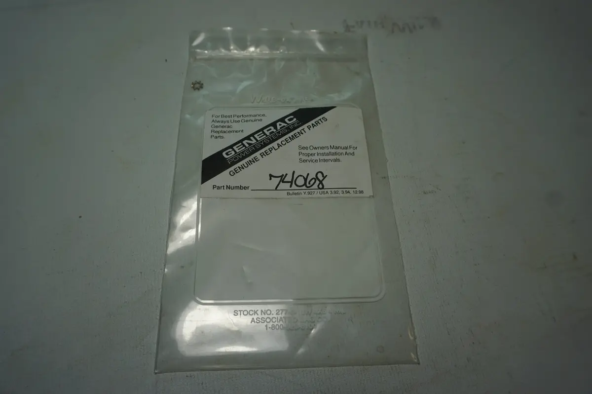 Generac 74068 Washer, #4 1