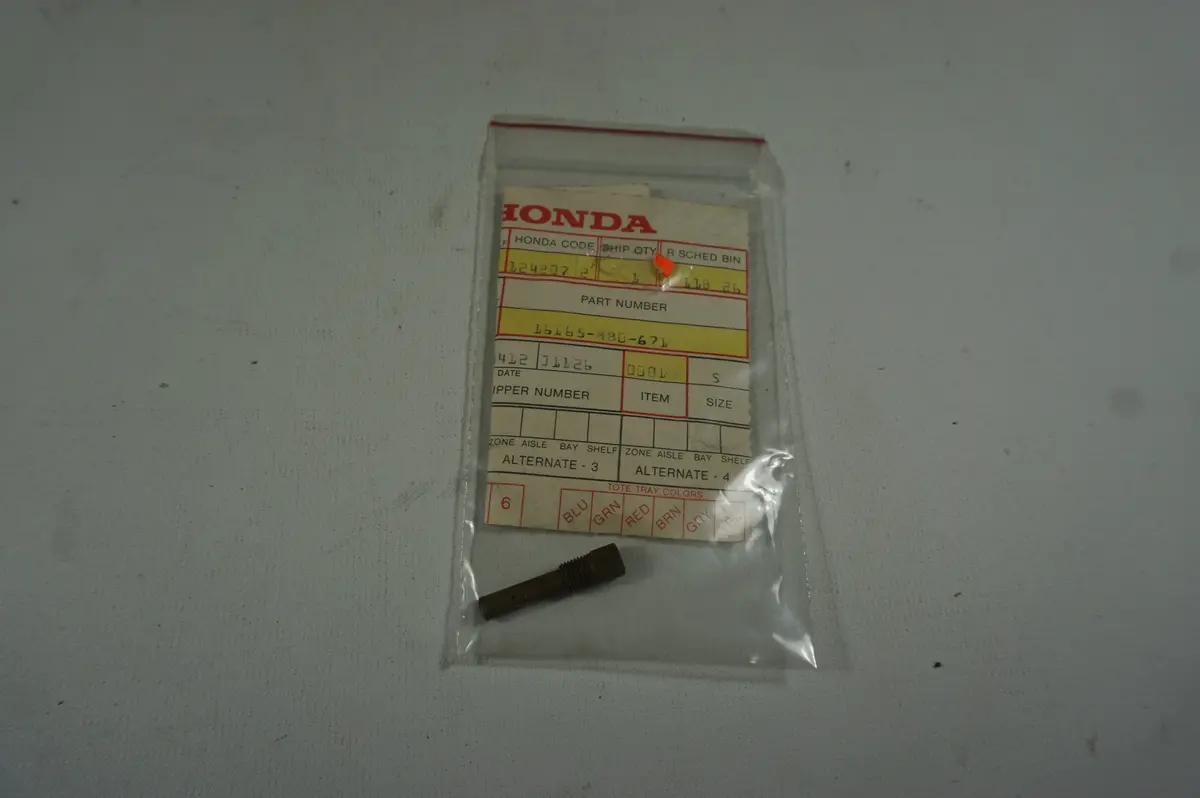 Honda 16165-Mb0-671 Needle Jet 1