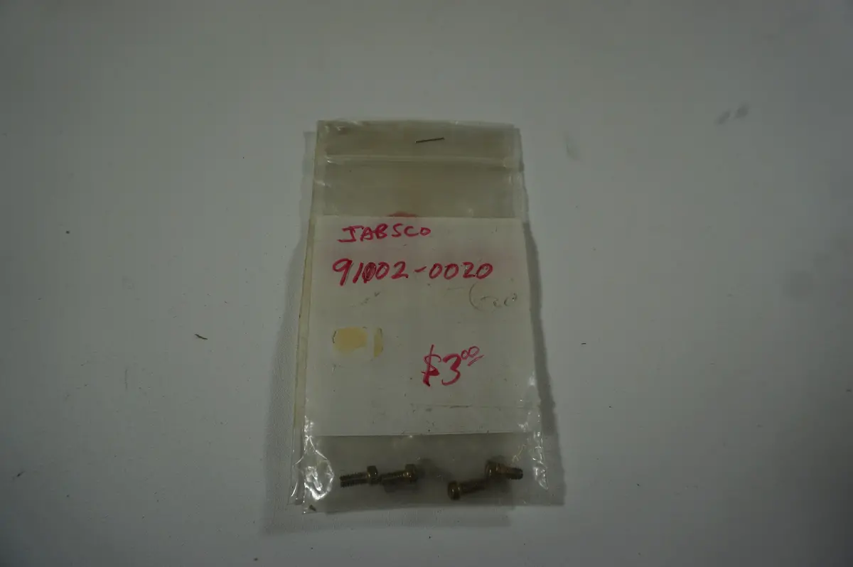 Jabsco 91002-0020 Screws - Pack Of 4 1