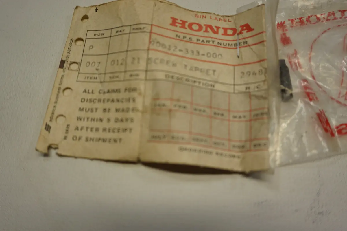 Honda 90012-333-000 Screw Tappet 294819 1