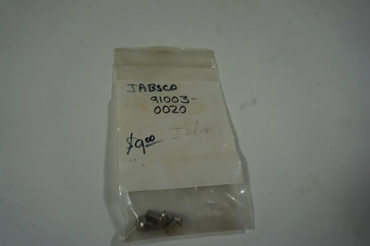 Jabsco 91003-0020 Screws - Pack Of 3 1