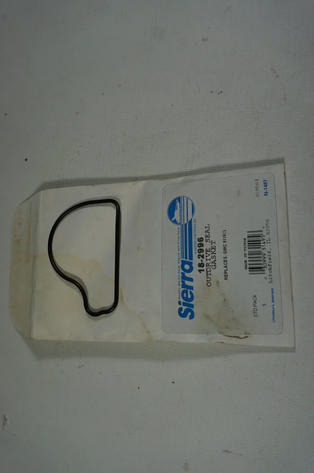 Sierra 18-2996 Gasket 911823 1