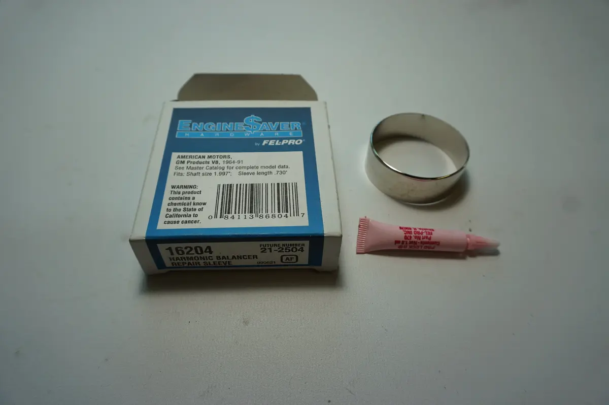 Engine Saver 16204 Fel-Pro Harmonic Balancer Repair Sleeve 1