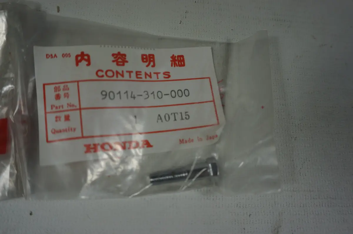 Honda 90114-310-000 Bolt 1