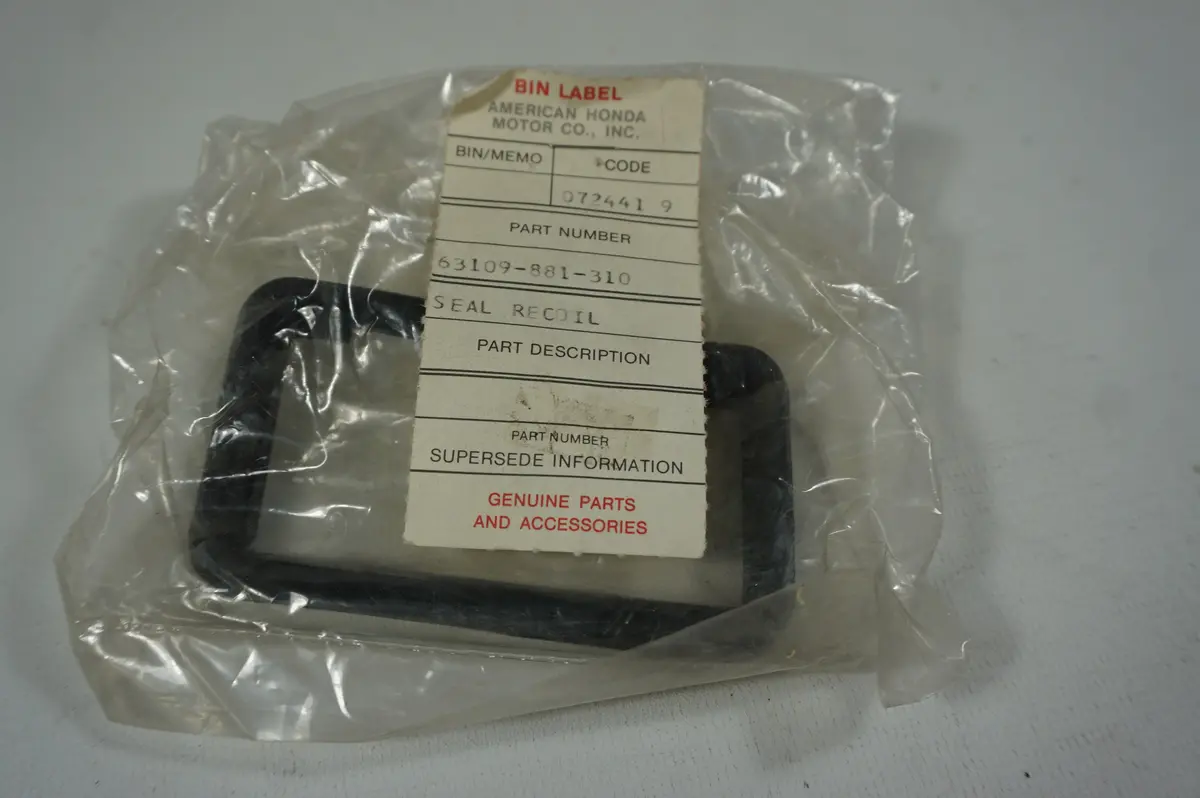Honda 63109-881-310 Seal, Recoil 1