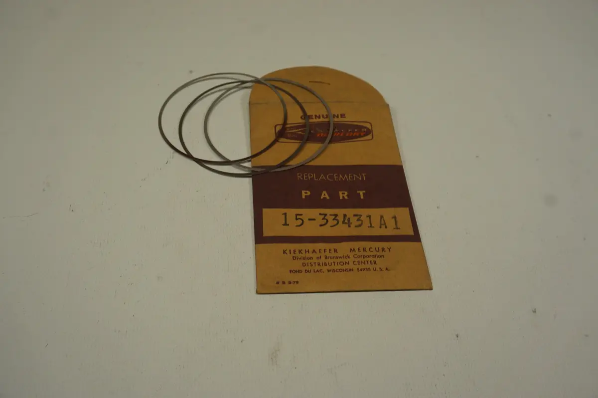 Mercury Marine Quicksilver 15-33431A1 Piston Ring 1