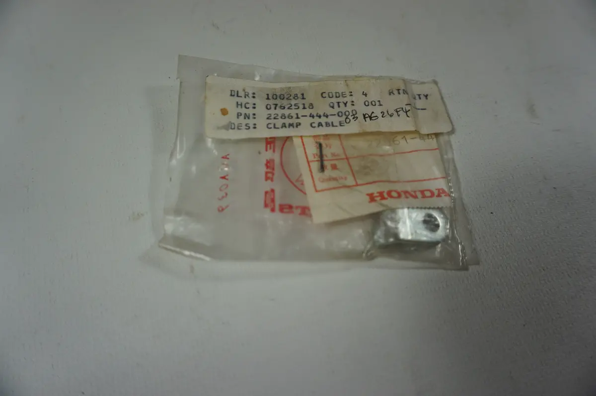 Honda 22861-444-000 Clamp Cable 1
