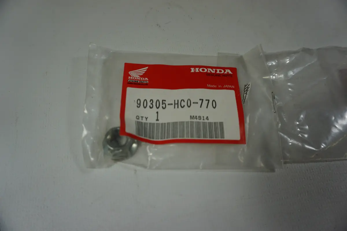 Honda 90305-Hc0-770 Nut, Self Lock (10Mm) 1
