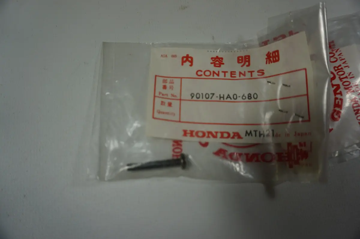 Honda 90107-Ha0-680 Screw, Pan (4X25) 2088516 1