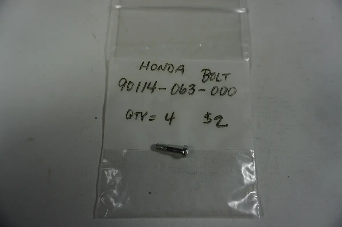 Honda 90114-063-000 Bolt 90116-Gf8-000 1