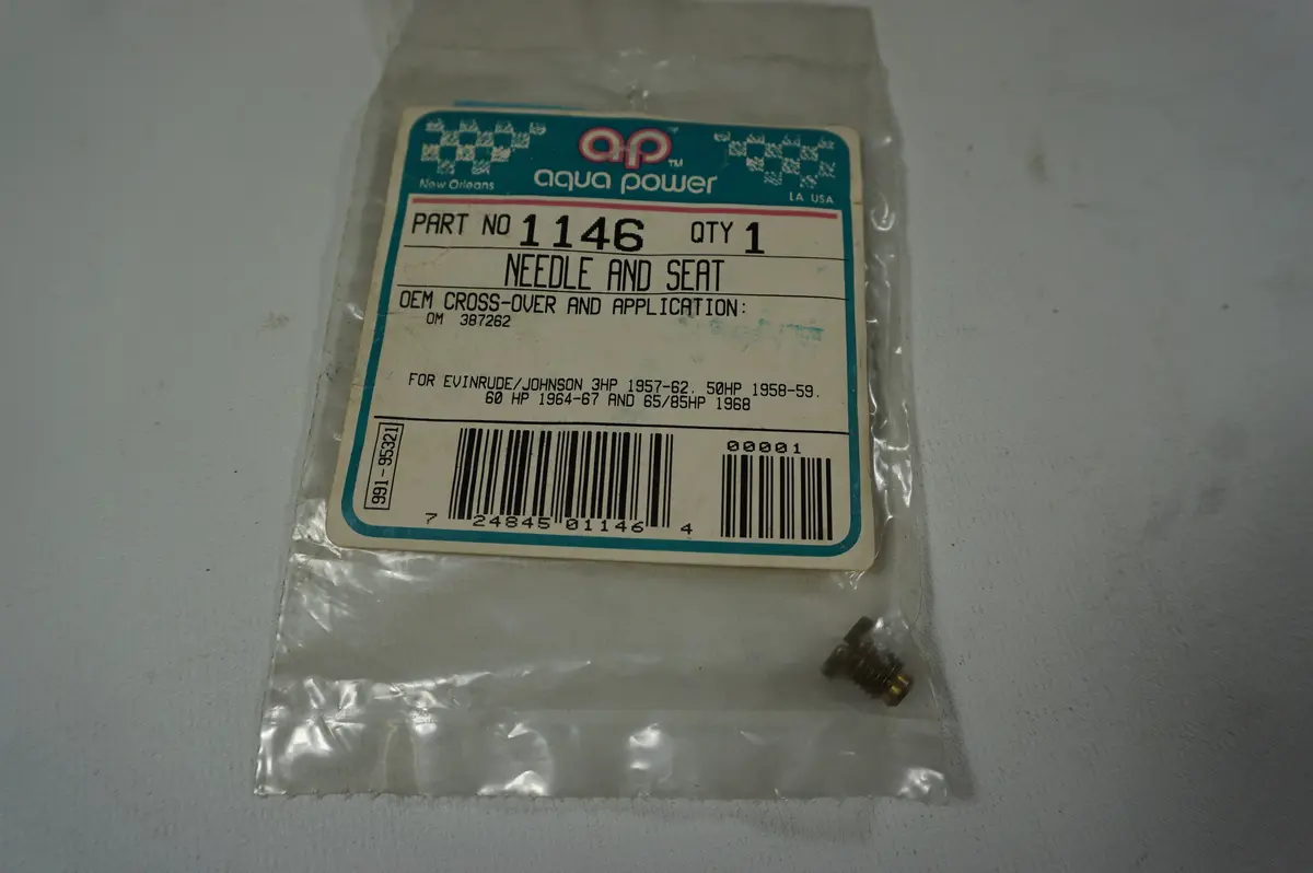 Aqua Power 1146 Needle And Seat 387262 1