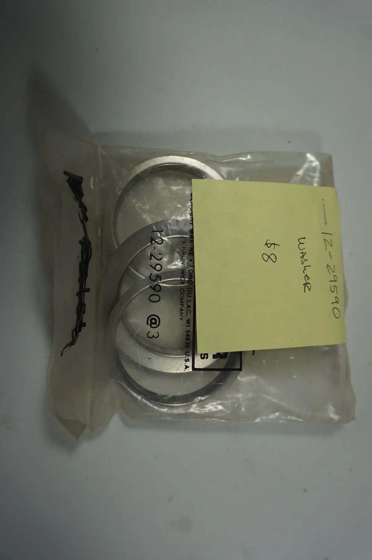 Mercury Marine Quicksilver 12-29590 Washer - Pack Of 3 1