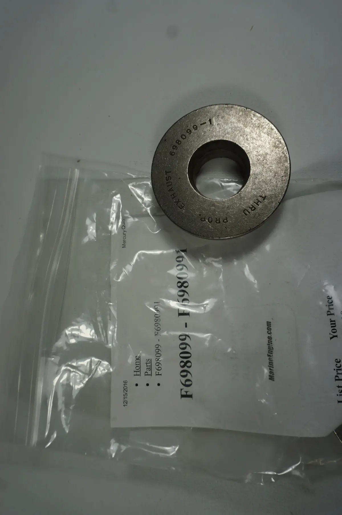 Mercury Marine Quicksilver F698099-1 Thrust Washer 1