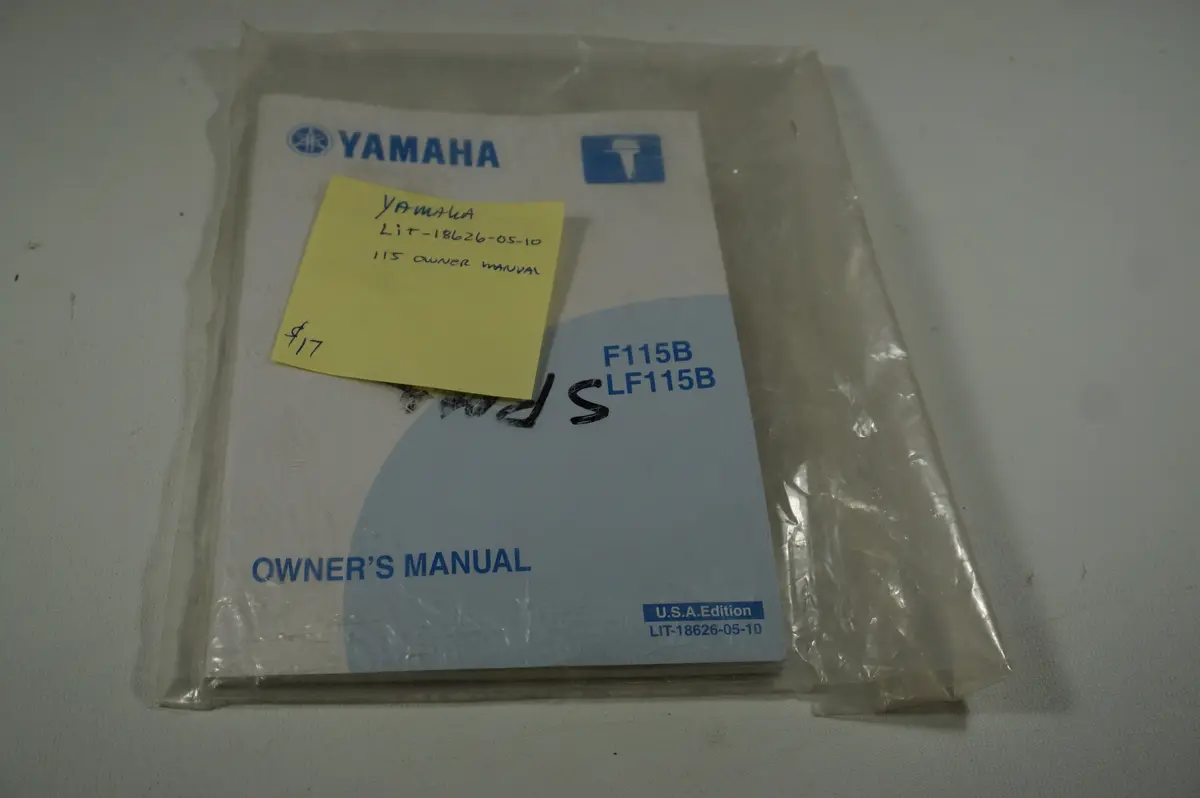Yamaha Lit-18626-05-10 Owner Manual 1